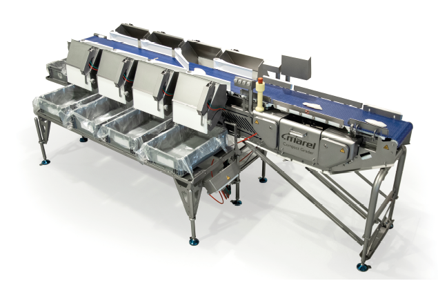 魚の正確なグレーティングとバッチングのコンパクトグレーダー