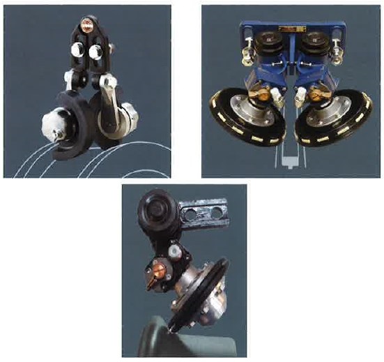 『レール、車輪の防摩ユニット』