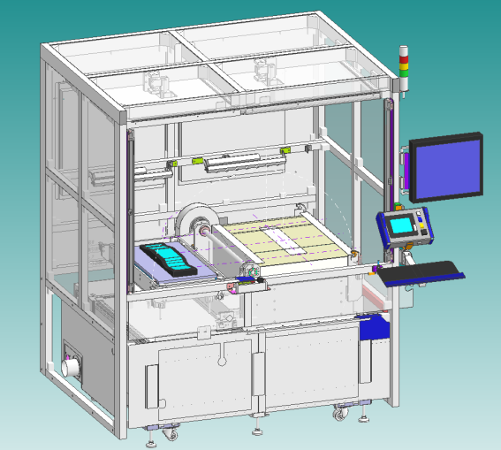 2次曲面用枚葉貼合機『SES520naa』