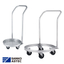 KMS-T Handle Type Caster Cart (SUS, Urethane Wheels)