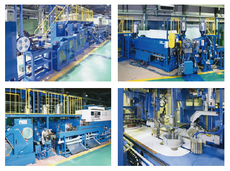 VVFケーブル絶縁/シースタンデムライン