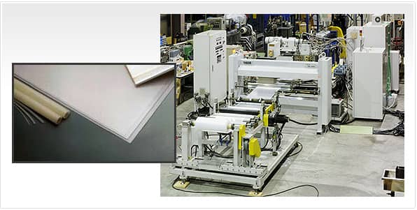 ＜多層成形＞Ｔダイ押出フィルム／シート成形機：印刷業界向け