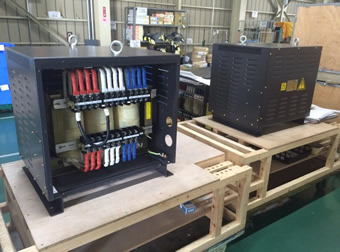 海外向け設備用トランス・変圧器(tranceformer)