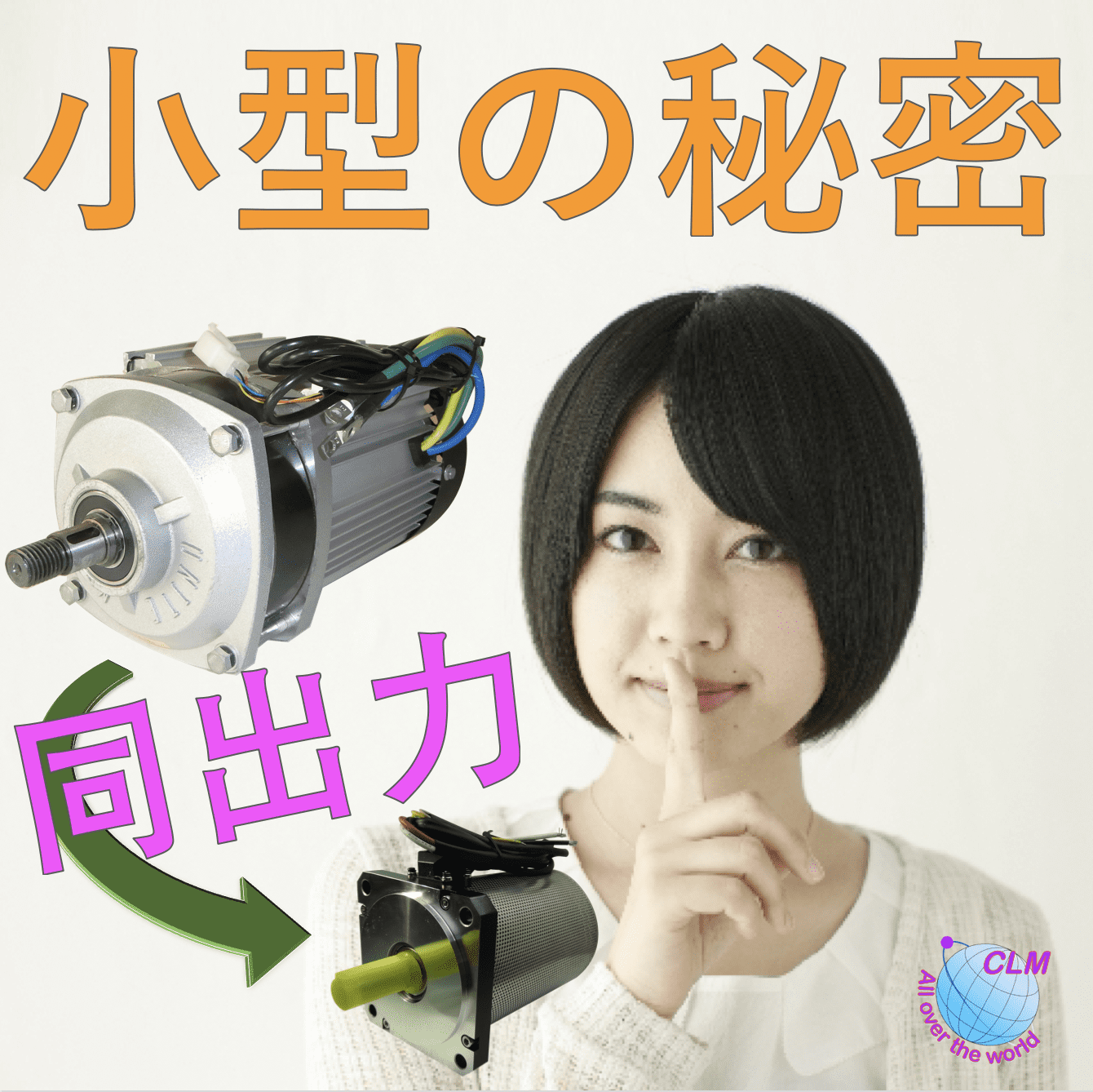 小型】CPHB80-F ブラシレスモータ 48V:1000W コアレスモータ