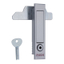 Inspection door, flat handle with a bifurcated key type for the gas chamber.