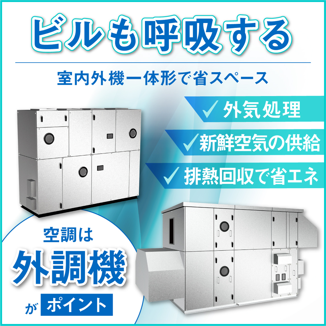 熱回収で省エネ換気・快適外気導入!熱回収外調機『ベストブレス』 木村工機 | イプロスものづくり
