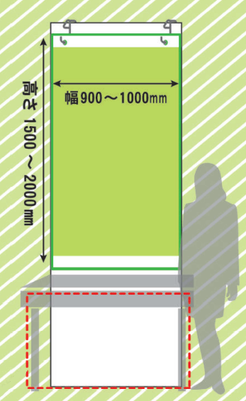 壁面装飾『ブース楽ッピング ショートタイプ』