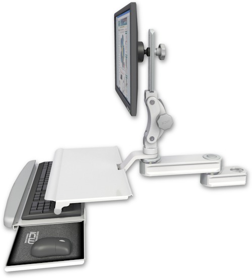 ポール取付け用水平式キーボードアーム | アクアス - Powered by