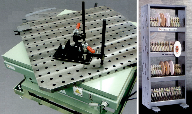 板金・製缶・金型業界向け「ウェルリフト、ホイルハンガー」