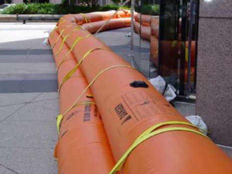 浸水対策水のう『タイガーダム』　