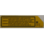 Tack Laser Marking Label N04_0201 (Yellow/Black)