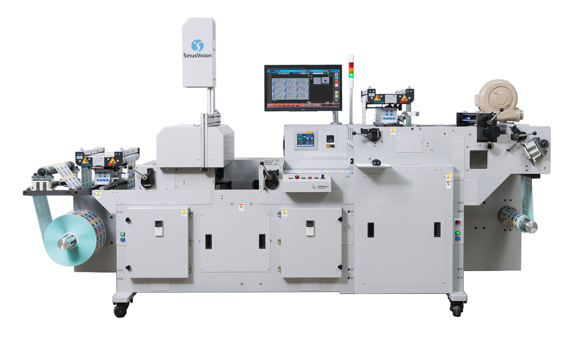 スリッター搭載横軸ロール検査機『S-Lab SSR-SB』