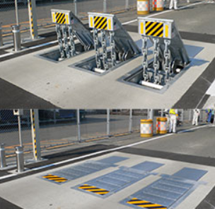 【テロ対策】鋼板式車両侵入防止バリケード