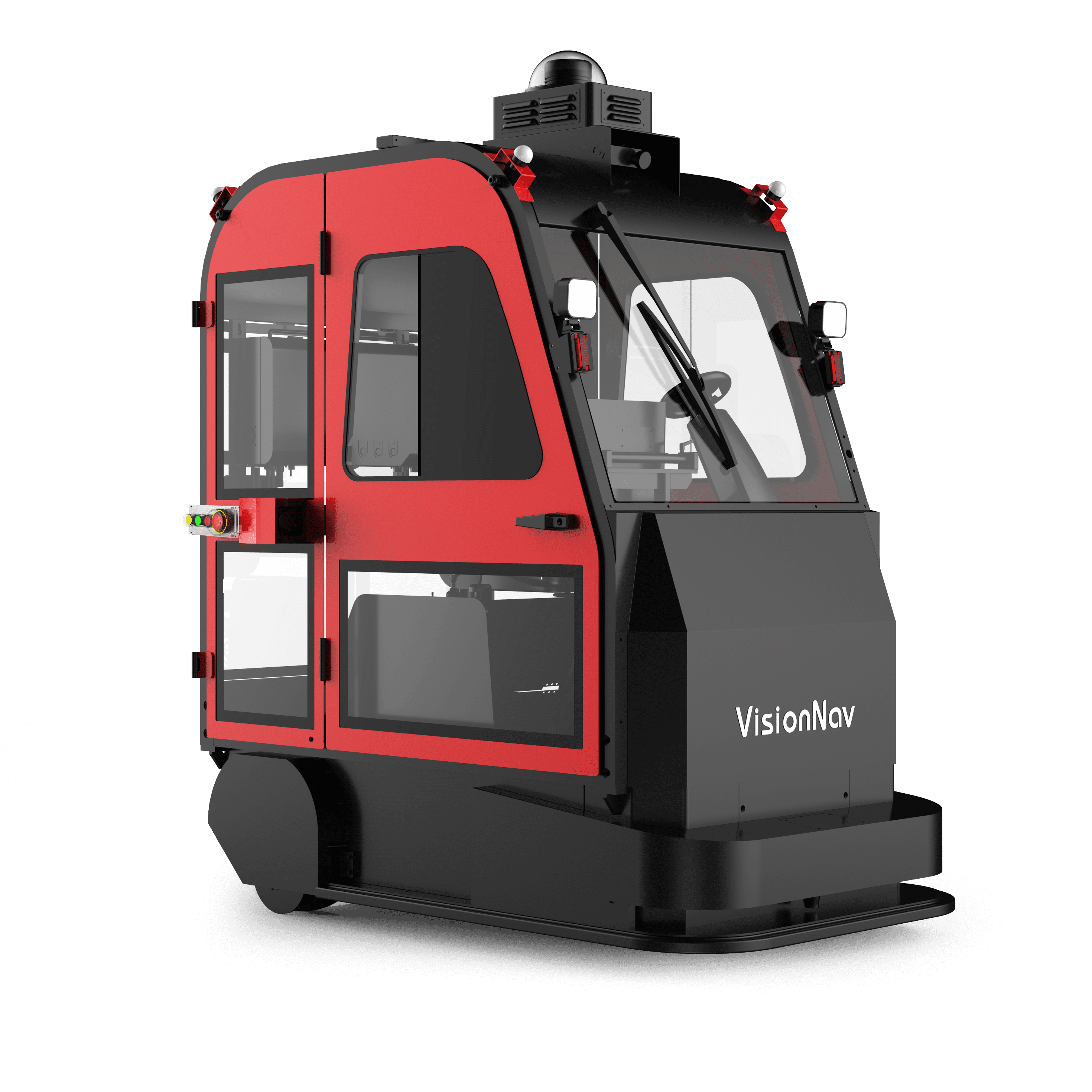 屋内外で走行可能！無人牽引車/トラクターQタイプ | ビジョンナビ