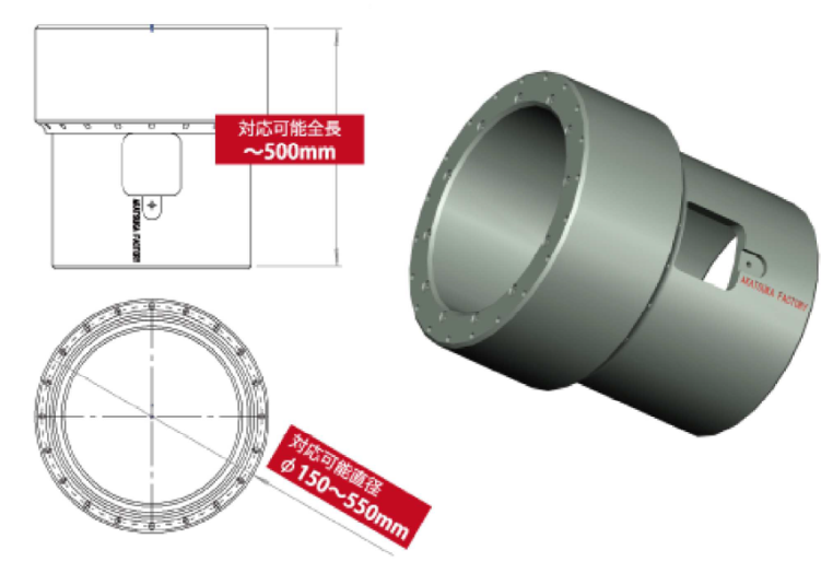 中物旋盤加工および2次加工