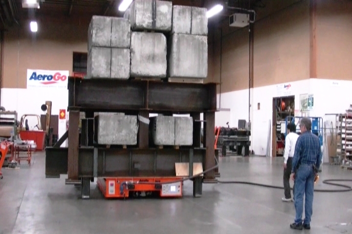 重量物移動用台車　搬送台車(エアキャスター)