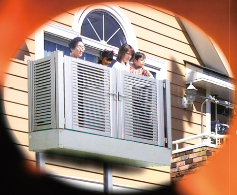 緊急災害時の避難装置『レスキューベランダ』