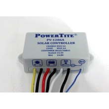 値下げ　PowerTite（未来舎） ソーラーコントローラー（太陽電池充放電制御器）　PV-1212D1A POWERTITEソーラーパネル高機能充電コントローラー[仕様電圧12V最大