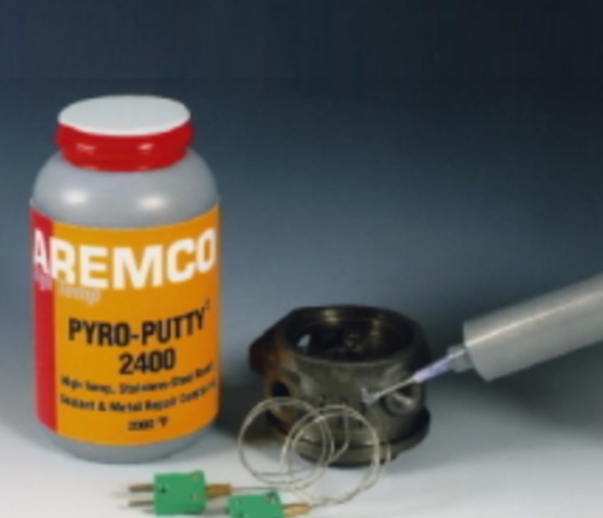 パイロパテ 2400-1p 　1パイント（約500ml) 耐熱パテ　　鋳造　セラミック アレムコ社 パイロパテ 653-1P 653 1パイント（約500ml) 高耐熱パテ 耐熱上限温度1093℃