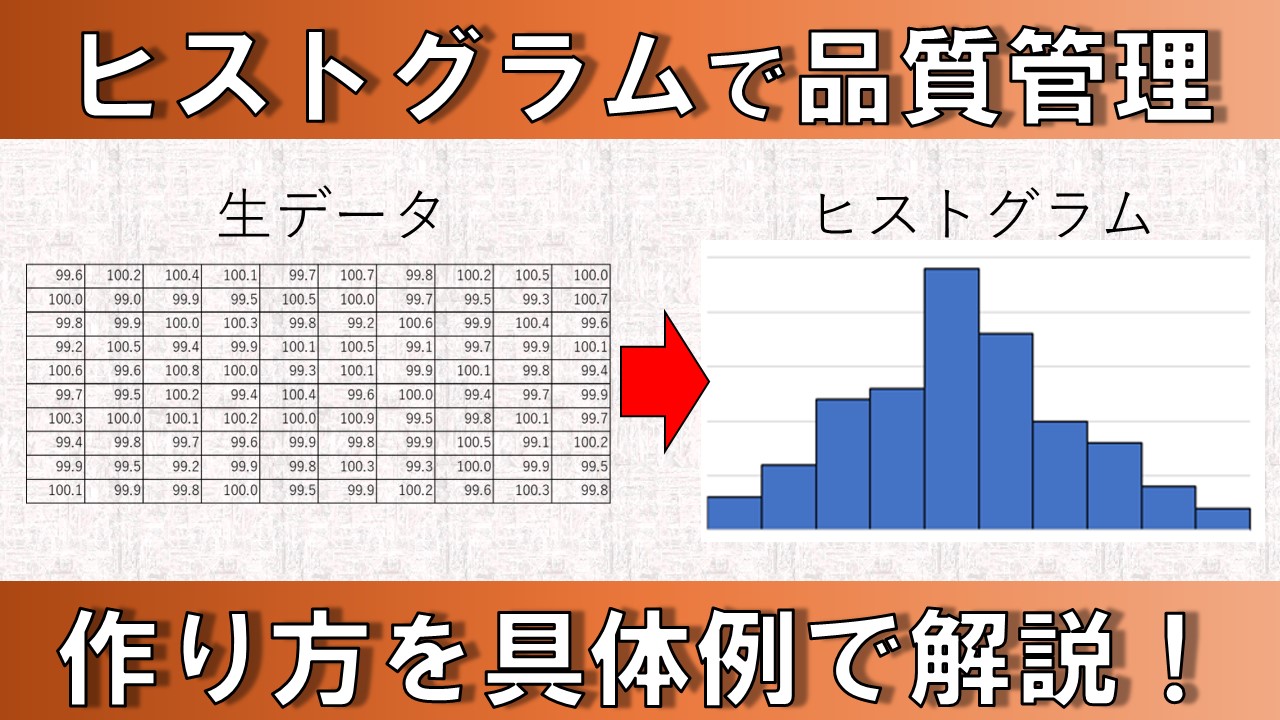 【動画資料】品質管理 ヒストグラム　事例で解説！