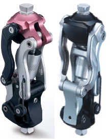 多リンク式安全膝『Swan』