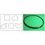 Special-shaped seal ring (irregular ring)