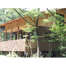 間伐材製品　ウッドバンクハウス