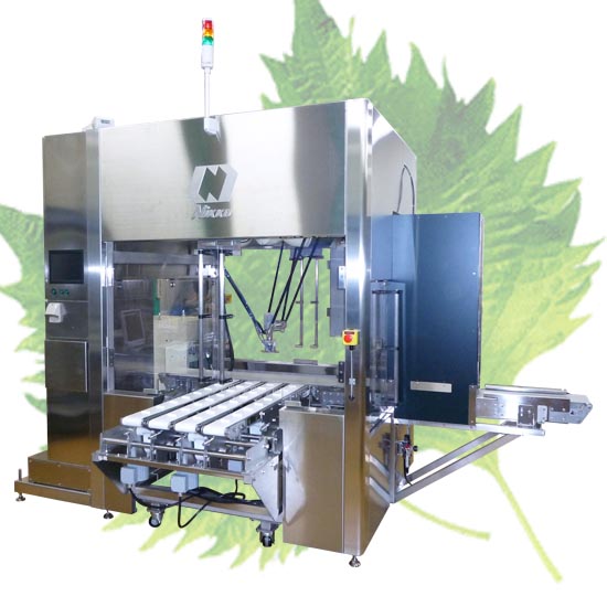 【納入事例】大葉選別ロボット