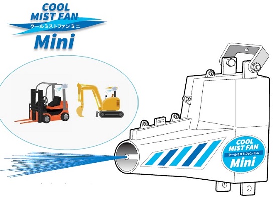 小型ミスト送風機『クールミストファン　Mini』