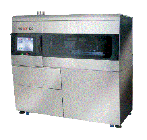 自社開発機　新型錠剤外観自動検査機「NIS-TOP-100」