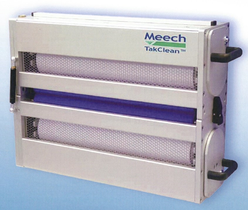 接触式紙粉除去装置「タッククリーン」