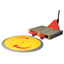 Improving work efficiency! Turntable compatible with carts and hand pallet trucks.