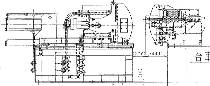 製鋼設備にて、SUS粉体ラインの着脱作業を自動化！
