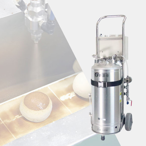 自動スプレー装置を既存ラインに簡単設置｜均一塗布で液ダレ無し