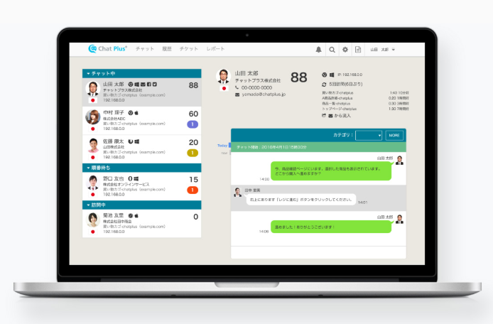 チャットサポートツール『Chat Plus＋』