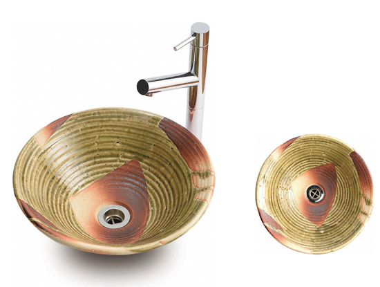 手洗いボウル『利休信楽』