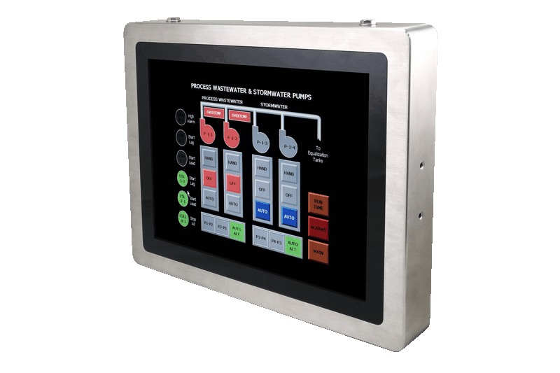 防水IP-65準拠ファンレスタッチパネルPC （SPCシリーズ）