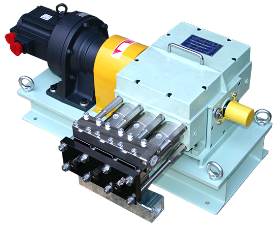 無脈動・定量ポンプ【ギヤードモータ一 ベース取付タイプ】