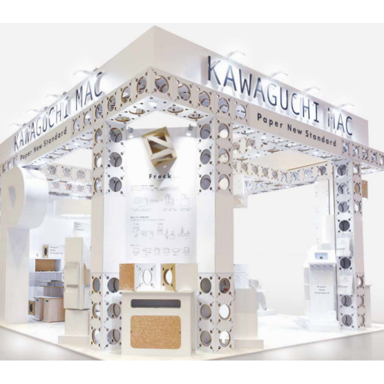 繰り返し使える『展示会ブース』※年間コストとCO2の排出を削減可