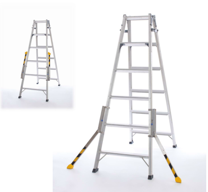 脚立用転倒防止装置『セーフティーライダー』