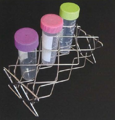 コンタミのリスクを回避！≪引っかかりのない遠沈管ラック≫