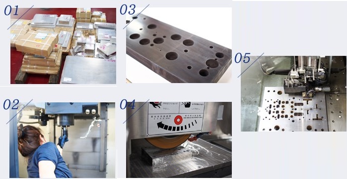 Processing and production of press die plates for air conditioning ...