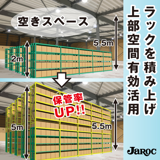 倉庫の中の空間を足場で有効活用しませんか？ 倉庫を120％有効活用する得策とは？【プロが伝授】