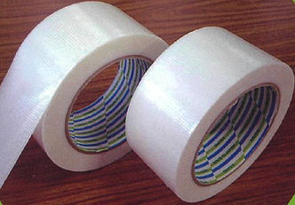 『難燃テープ』難燃処方をした燃えにくいPEクロステープ