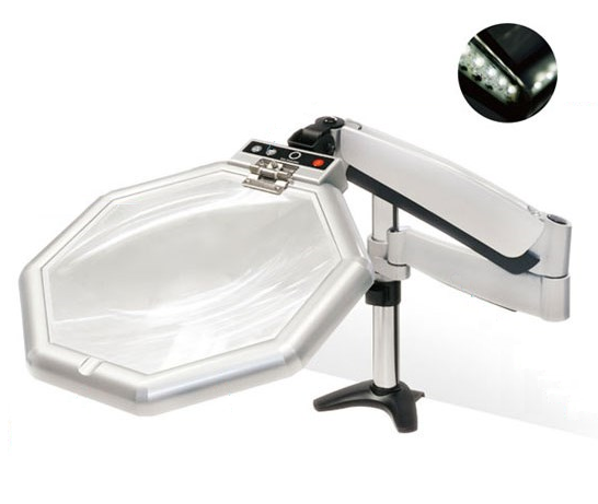 異物検査　LED搭載 拡大ルーペ装置『バイルック』