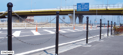 【公園景観】チェーンフェンス