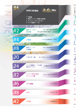 テレビ受信用機器　総合カタログ
