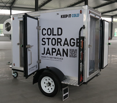 物流施設の冷蔵・冷凍活用シーン　小型の冷蔵保管庫