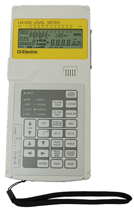 音声帯域用多機能レベル測定器『LM-332』
