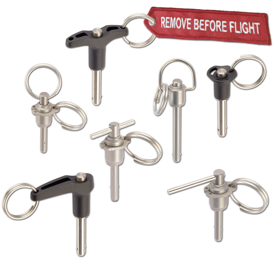 航空産業向け『ボール・ロック・ピン』HALDER